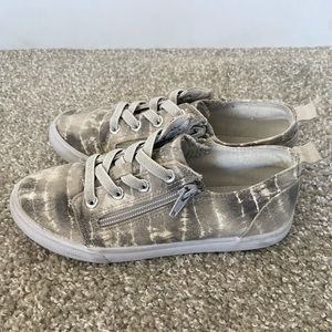 Cat & Jack Girls Sneakers Gray Tie-Dye Size 1